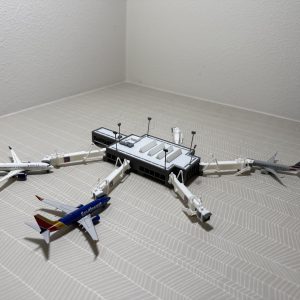 1:400 regional airport terminal with jet bridges (5)